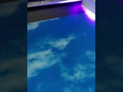 دستگاه چاپ دیجیتال UV 90*60 سانتی متر چاپگر جوهر افشان پارچه ای 1880 نقطه در اینچ