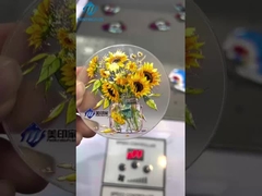 چاپگر حرفه ای 1440 DPI UV Inkjet flatbed / دستگاه چاپ flatbed UV با راهنمای خطی THK