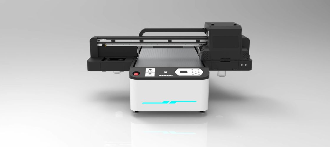 6 سرعت عبور پرینتر تخت تخت صاف CMYK UV با ظرفیت بالا برای چند ماده